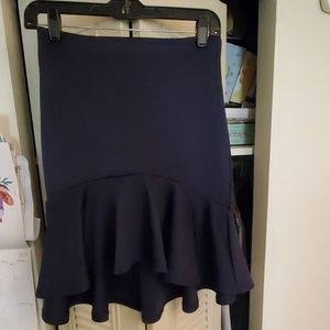 Forever 21 small blue ruffle skirt